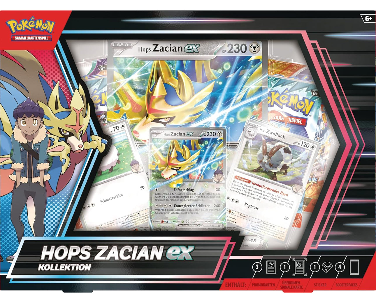 Pokemon Hops Zacian ex Kollektion Deutsch