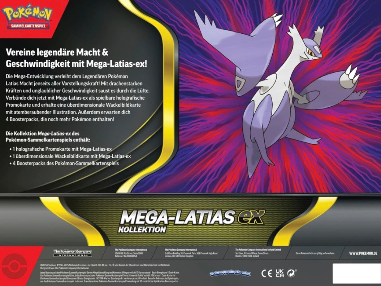 Pokemon Mega Latias ex Kollektion Deutsch