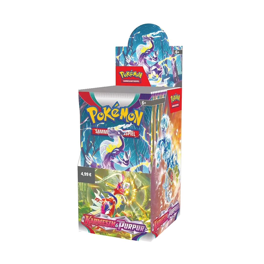 Pokemon 18er Display Karmesin& Purpur Base Set SV KP01 Deutsch