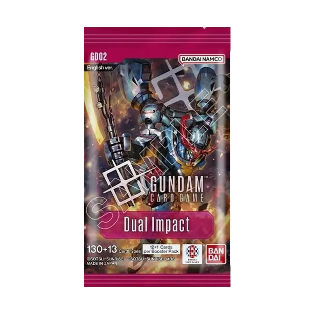 Gundam Card Game GD02 Dual Impact Booster Pack Englisch