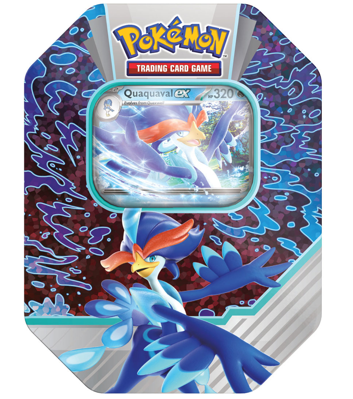 Pokemon Quaquaval ex Tin Englisch