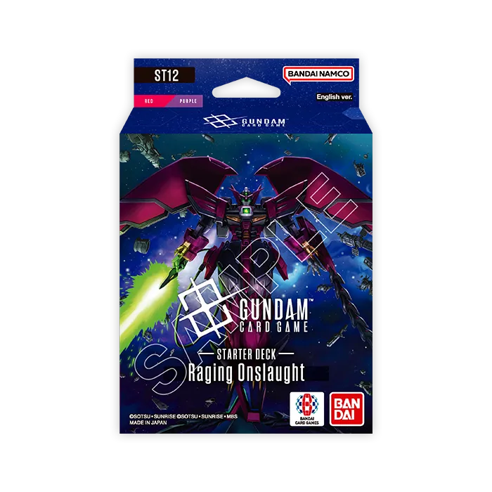 Gundam Starter Deck 12 Raging Onslaught Englisch