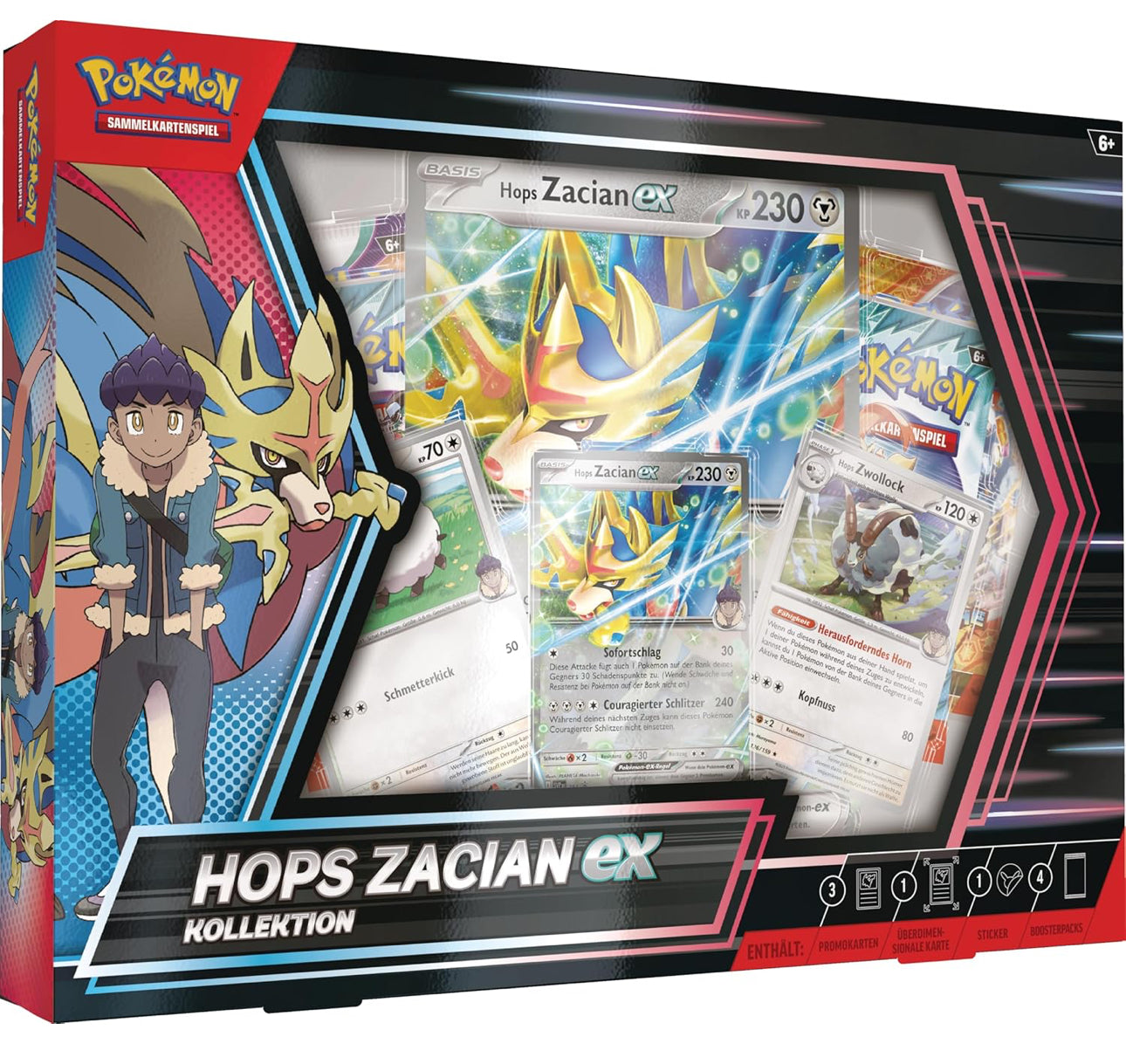 Pokemon Hops Zacian ex Kollektion Deutsch