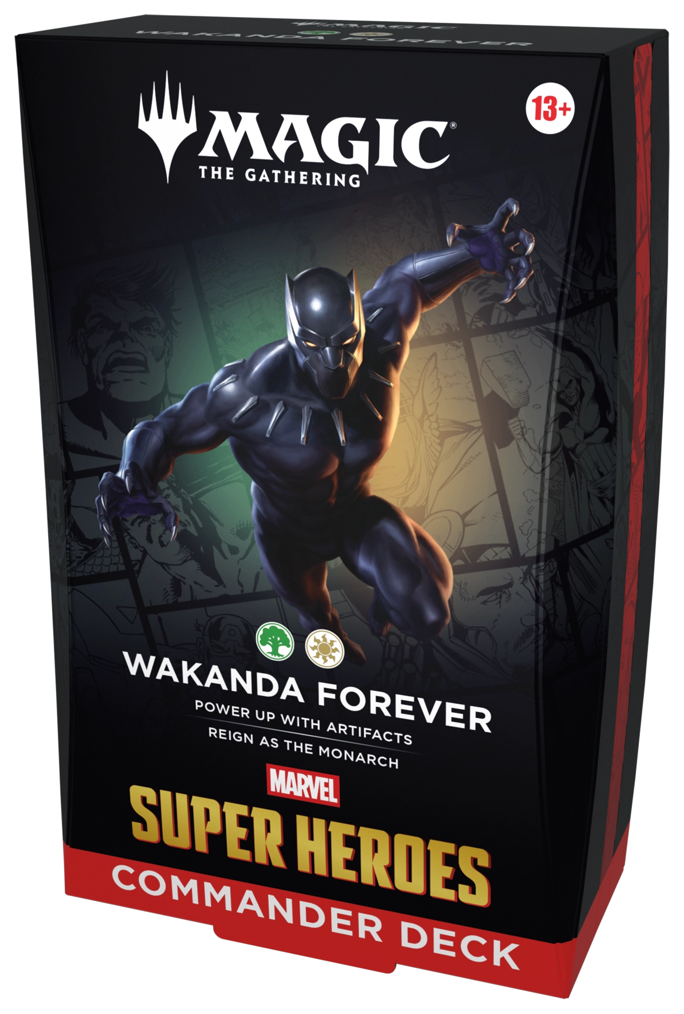 MTG Magic The Gathering Marvel Super Heroes Commander Deck Wakanda Forever Englisch