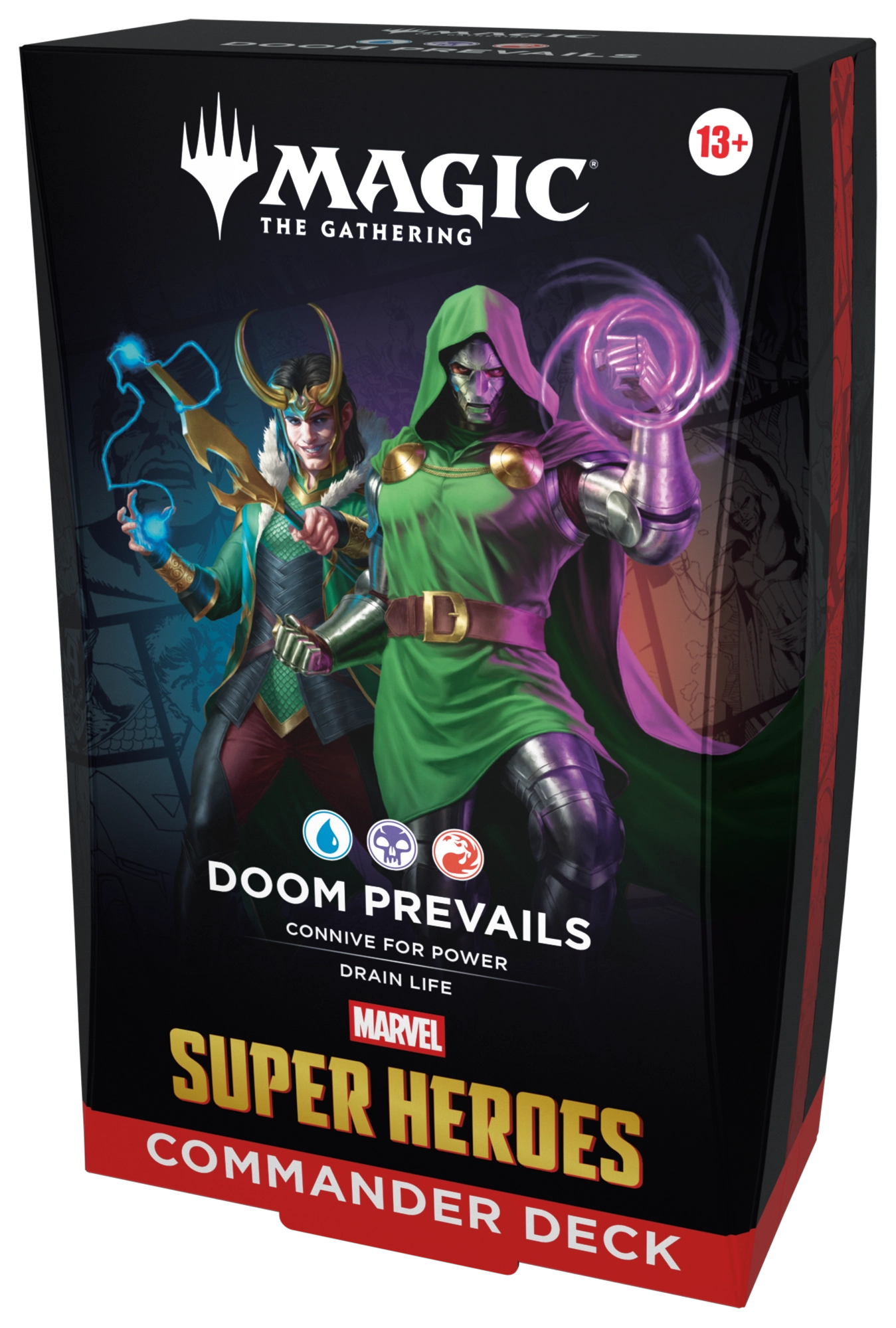 MTG Magic The Gathering Marvel Super Heroes Commander Deck Doom Prevails Four Englisch