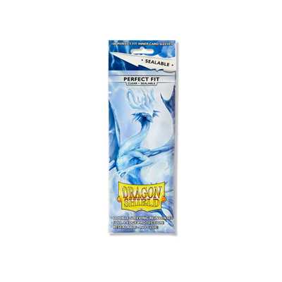 Dragon Shield Standard Perfect Fit Sealable Sleeves - Clear 100 Sleeves