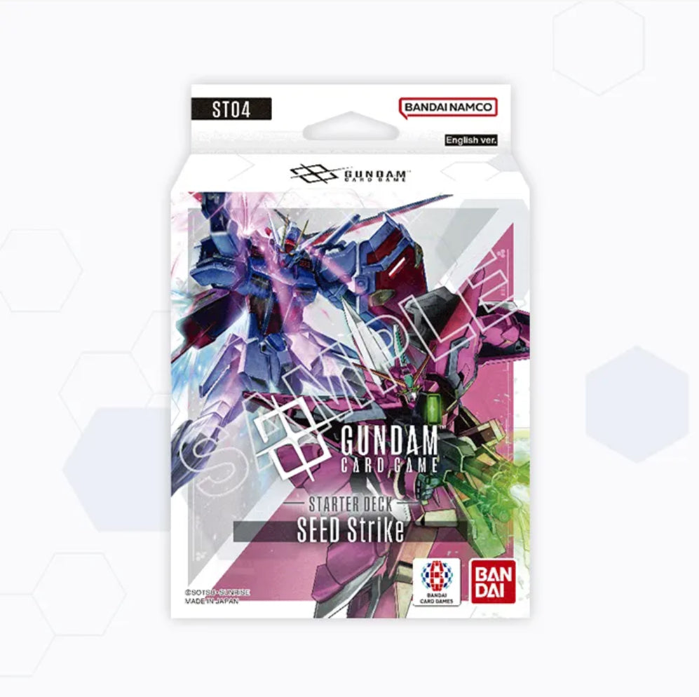 Gundam Card Game Starter Deck SEED Strike ST04 Englisch