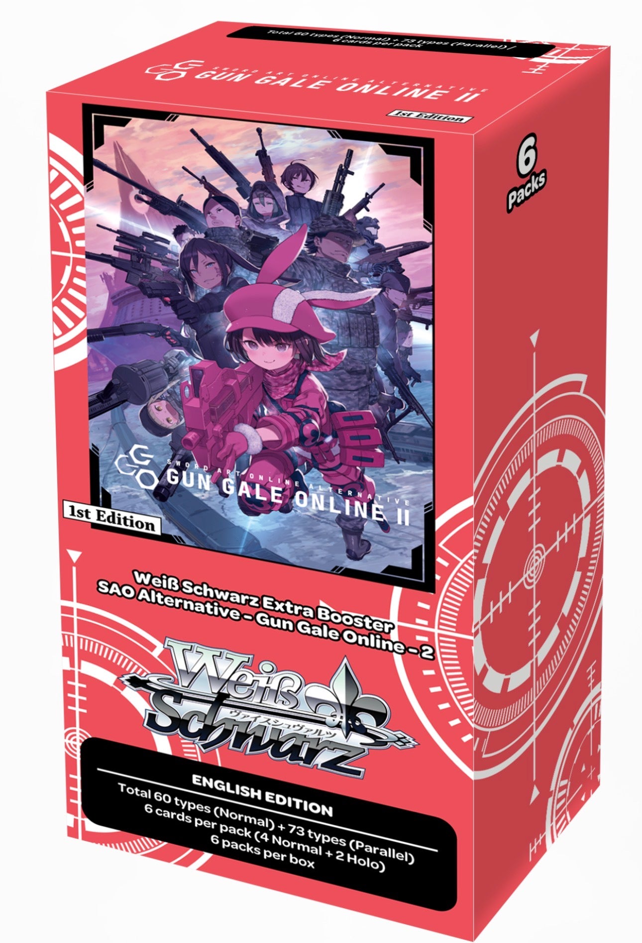 Weiss Schwarz Extra Booster SAO Sword Art Online Alternative Gun Gale Online 2 Display 1st Edition Englisch