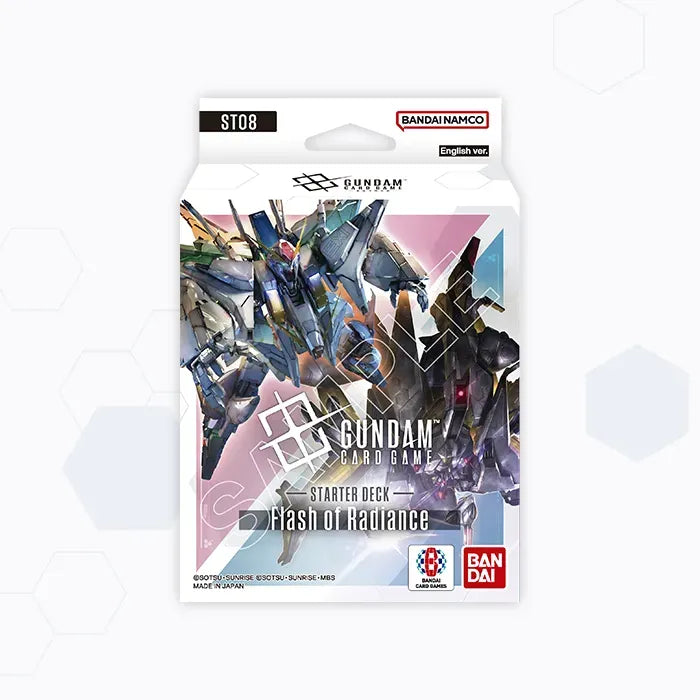 Gundam Card Game Starter Deck ST08 Flash of Radiance Englisch