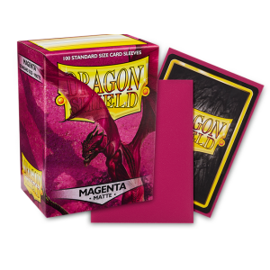 Sleeves Dragon Shield Magenta Matte Standard Size