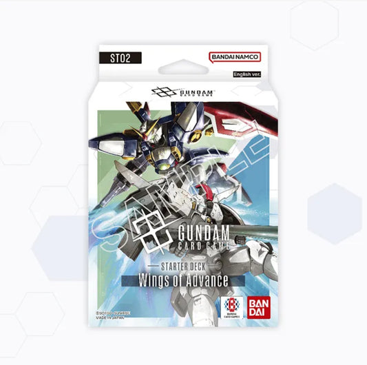 Gundam Card Game Starter Deck Wings of Advance ST02 Englisch