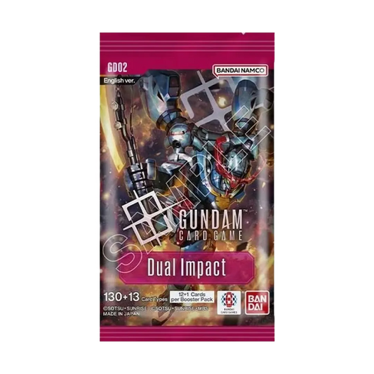 Gundam Card Game GD02 Dual Impact Booster Pack Englisch