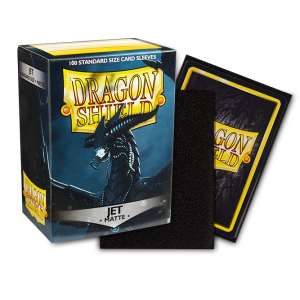 Sleeves Dragon Shield Jet Matte Standard Size