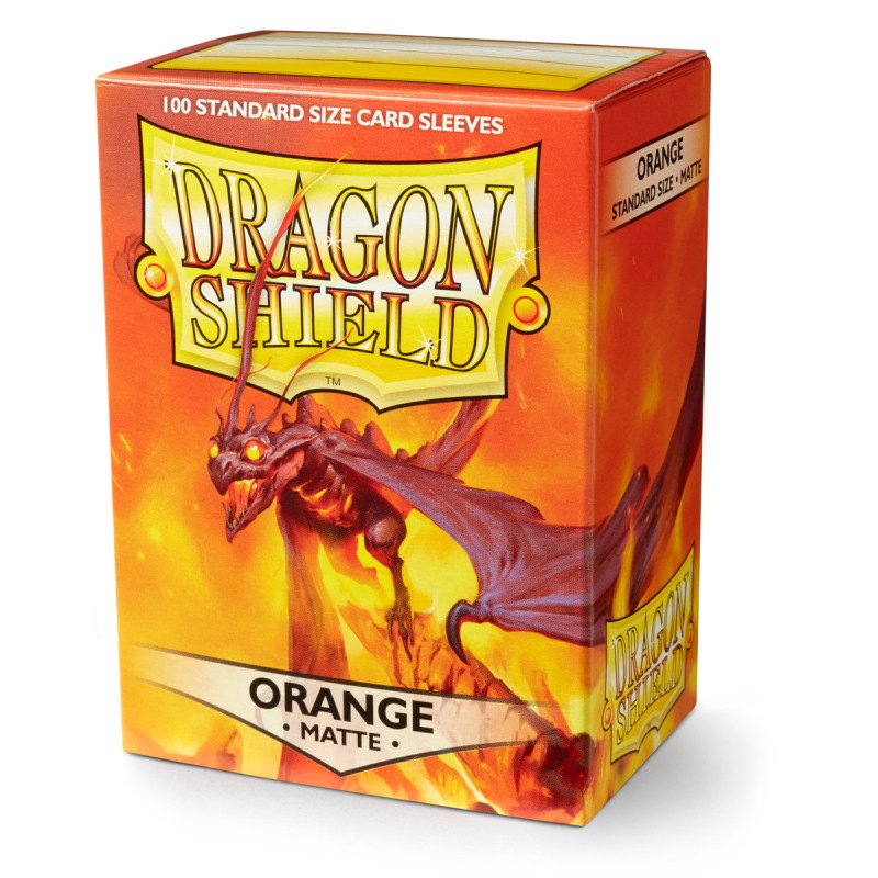 Sleeves Dragon Shield Orange Matte Standard Size