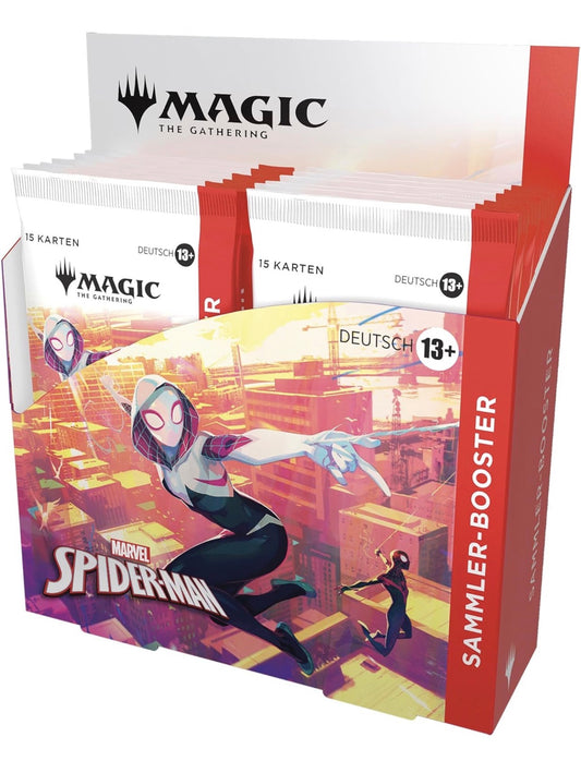 MTG Magic The Gathering Spiderman Sammler Booster Display Deutsch