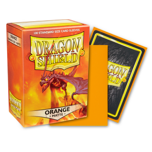 Sleeves Dragon Shield Orange Matte Standard Size