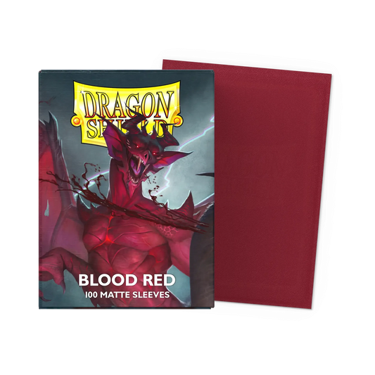 Sleeves Dragon Shield Blood Red Matte Standard Size