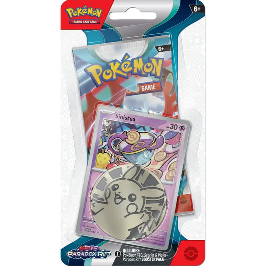 Pokemon Karmesin& Purpur Checklane Blister Paradox Rift Sinistea Englisch