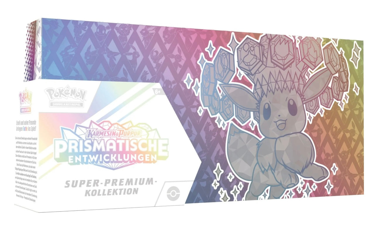 Pokemon Prismatische Entwicklungen: Super Premium Kollektion Deutsch