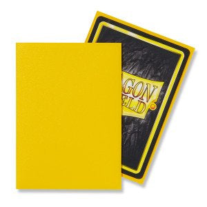 Sleeves Dragon Shield Yellow Matte Standard Size