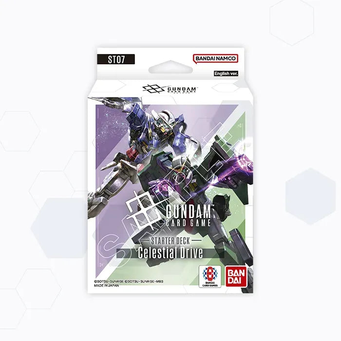 Gundam Card Game Starter Deck ST07 Celestial Drive Englisch