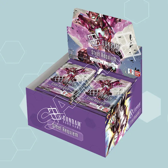 Gundam Card Game Steel Requiem GD03 Display Englisch