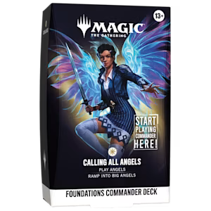 MTG Magic The Gathering Foundations Calling All Angels Commander Deck Englisch