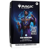 MTG Magic The Gathering Foundations Keen Engineering Commander Deck Englisch