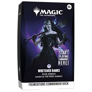 MTG Magic The Gathering Foundations Wretched Ranks Commander Deck Englisch