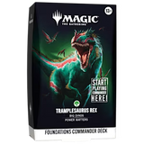 MTG Magic The Gathering Foundations Tramplesaurus Rex Commander Deck Englisch