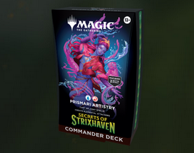 MTG Magic The Gathering Secrets of Strixhaven Prismari Artistry Commander Deck Englisch