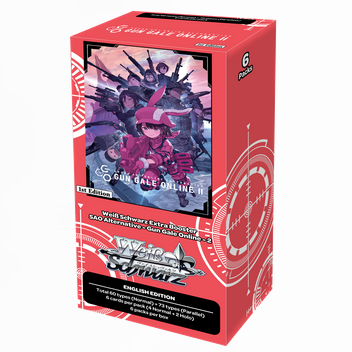 Weiss Schwarz Extra Booster SAO Sword Art Online Alternative Gun Gale Online 2 Display 1st Edition Englisch