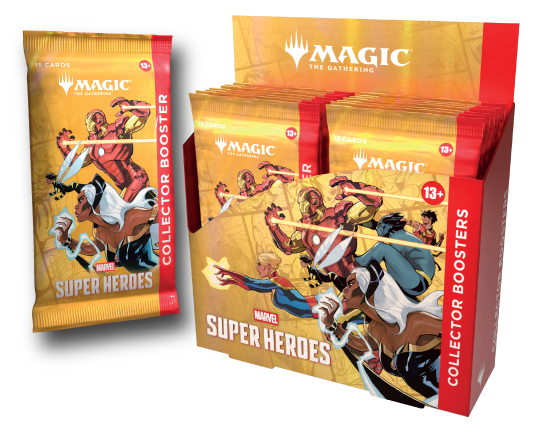 MTG Magic The Gathering Marvel Super Heroes Collectors Display Englisch