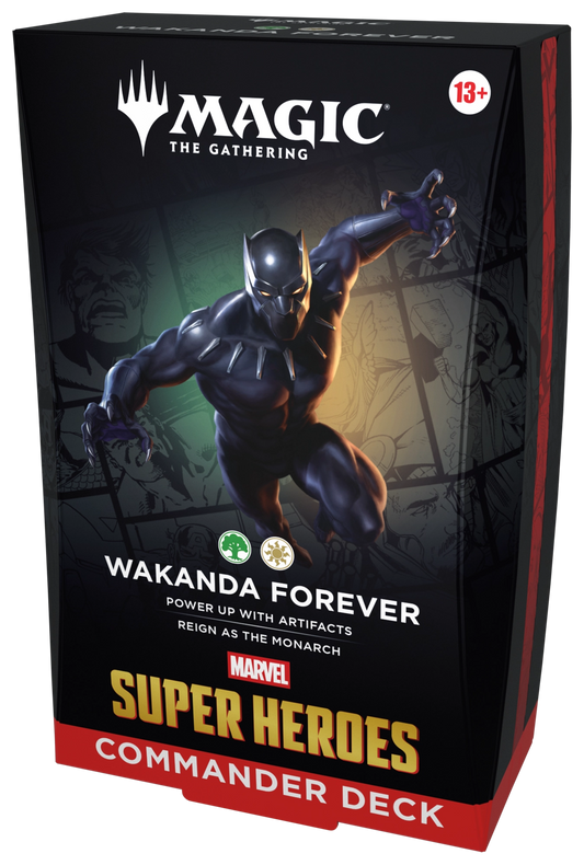 MTG Magic The Gathering Marvel Super Heroes Commander Deck Wakanda Forever Englisch