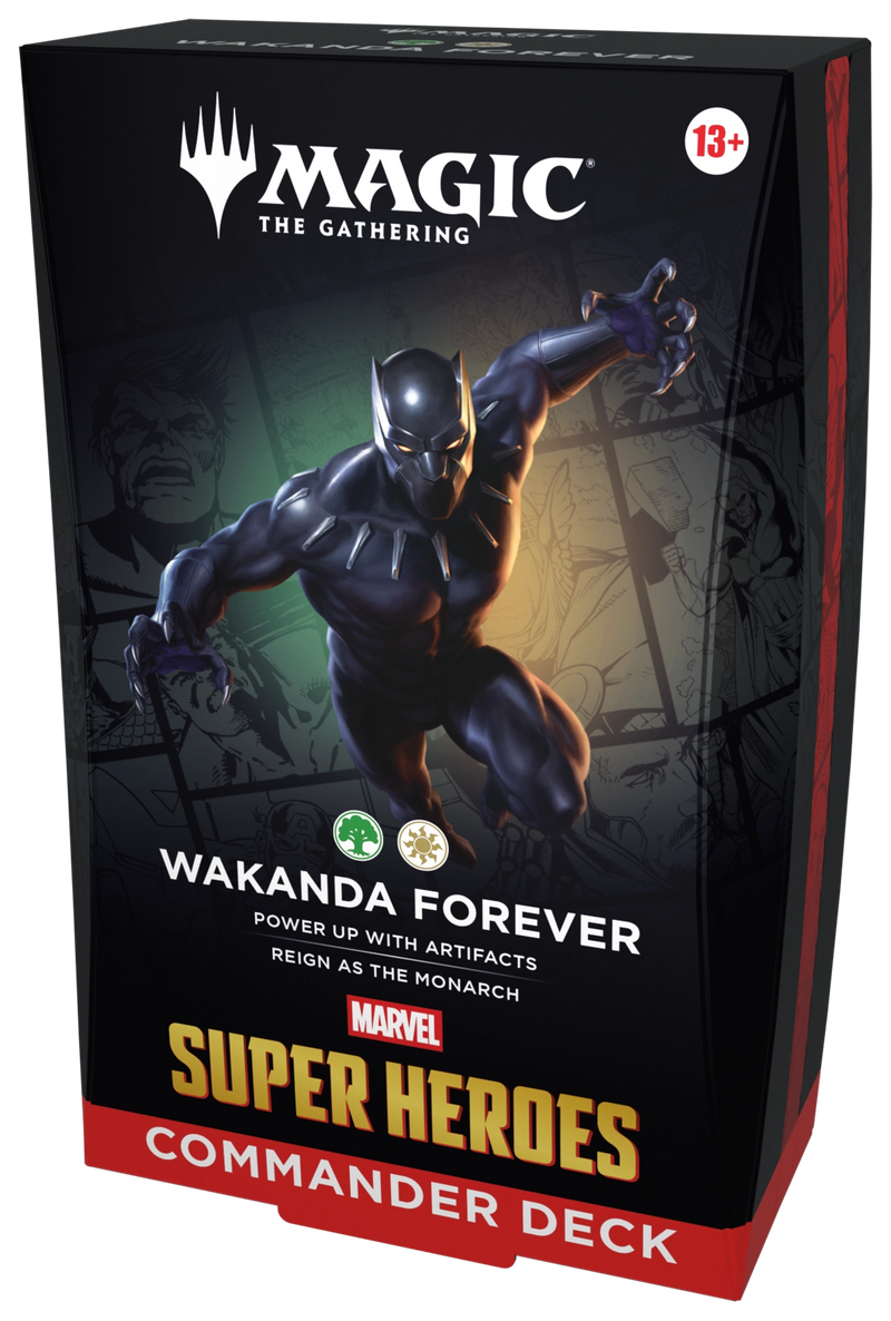 MTG Magic The Gathering Marvel Super Heroes Commander Deck Wakanda Forever Englisch