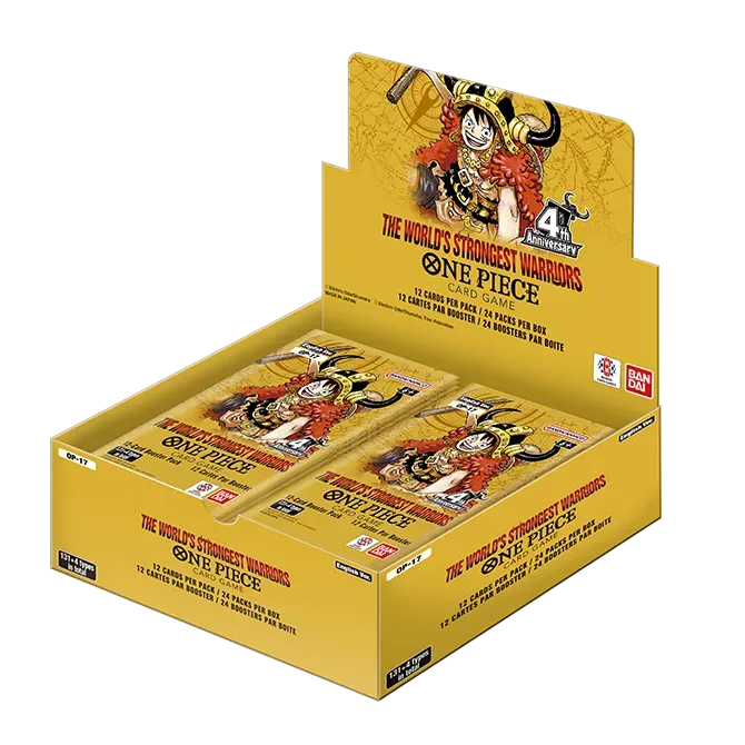 One Piece Card Game THE WORLD’S STRONGEST WARRIORS- [OP-17] Display Englisch