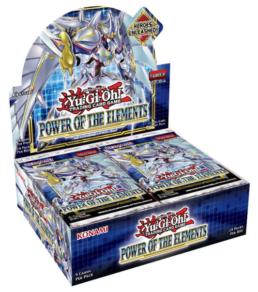 Yugioh Power of the Elements 1st Edition Display Englisch