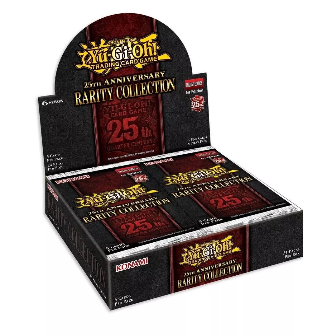 Yugioh Rarity Collection 25th Anniversary 1st Edition Display Englisch