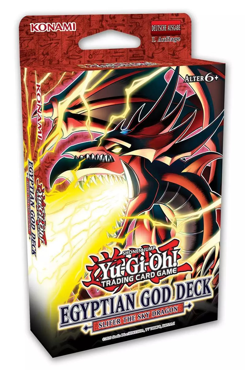 Yugioh Egyptian God Deck Slifer the Sky Dragon 1. Auflage Deutsch B Ware*