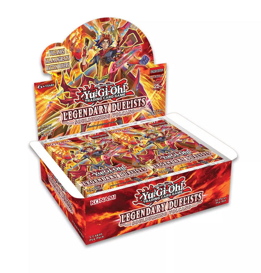 Yugioh Legendary Duelists Soulburning Volcano 1st Edition Display Englisch