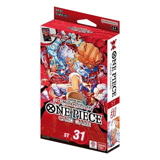 One Piece Card Game STARTER DECK -RED Monkey.D.Luffy- [ST-31] Englisch