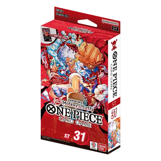 One Piece Card Game STARTER DECK -RED Monkey.D.Luffy- [ST-31] Englisch