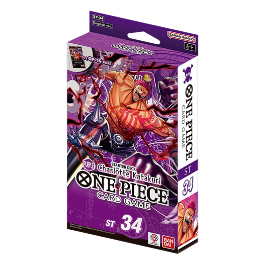 One Piece Card Game STARTER DECK -PURPLE Charlotte Katakuri- [ST-34]