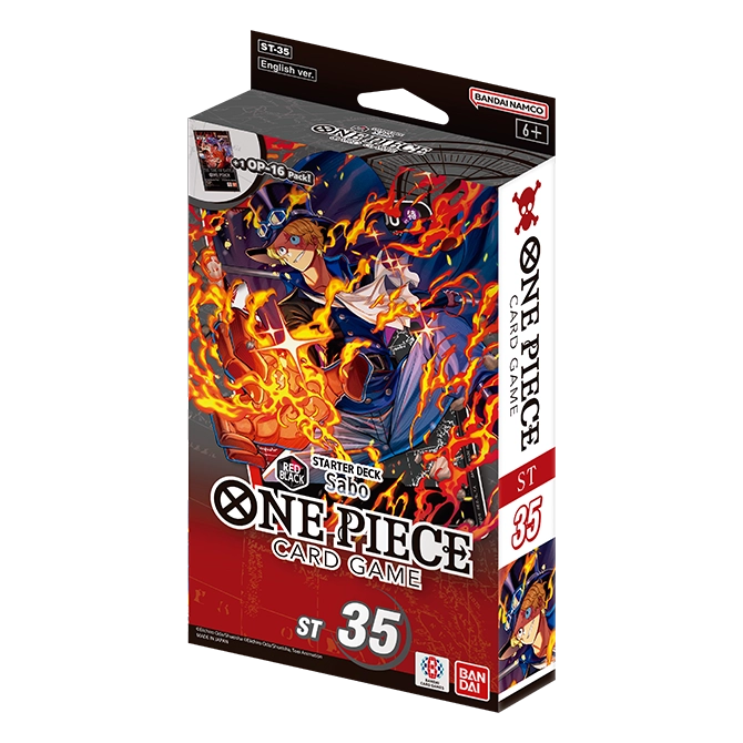 One Piece Card Game STARTER DECK -RED/BLACK Sabo- [ST-35] Englisch