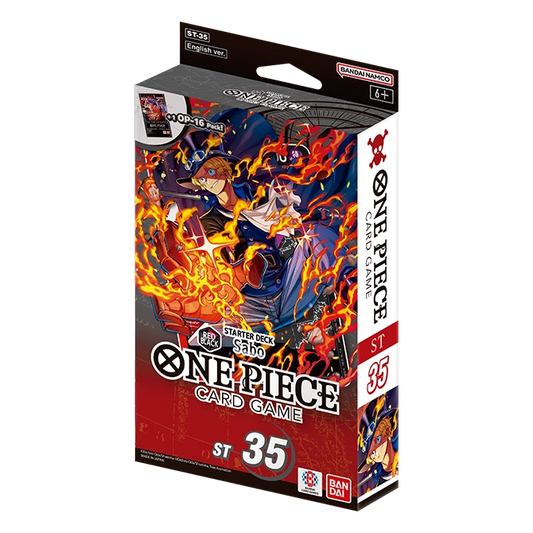 One Piece Card Game STARTER DECK -RED/BLACK Sabo- [ST-35] Englisch