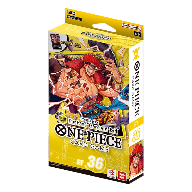 One Piece Card Game STARTER DECK -YELLOW Eustass"Captain"Kid- [ST-36]