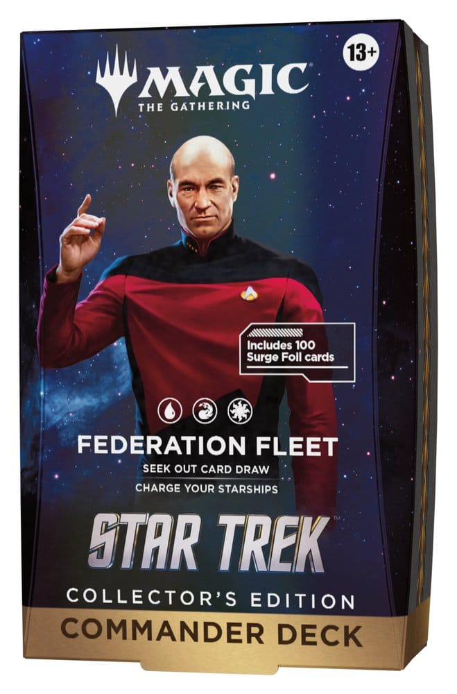 Magic The Gathering MTG Star Trek Commander Deck Federation Fleet Englisch
