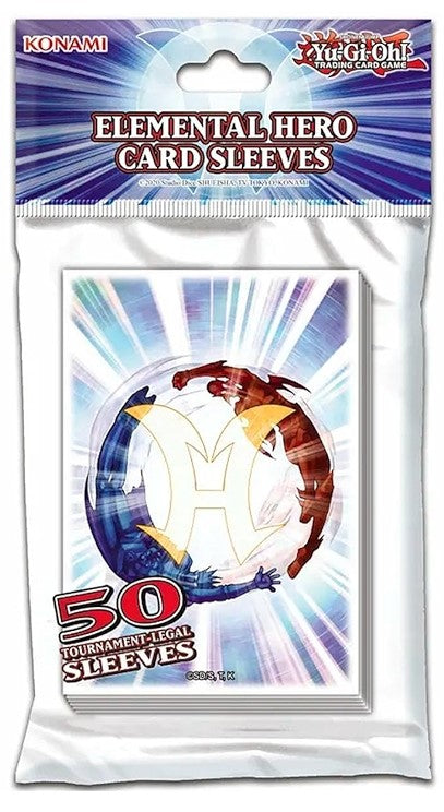 Yugioh Elementa Hero Card Sleeves 50 Stück Tournament Legal
